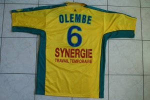 Maillot 2001-2002 OLEMBE arri  re