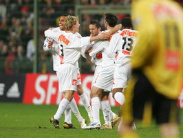 Le but contre CALAIS en coupe de France le 13 avril 2006